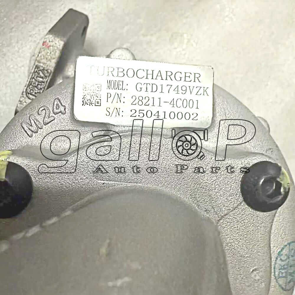 New GTD1749VZK Turbo For Hyundai Mighty EX6 STS 3.9L Engine 835406-0012 28211-4C001 Turbocharger